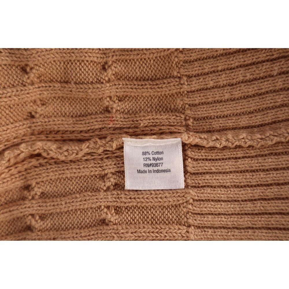 St. Johns Bay Women's V-Neck Cable Knit Sweater Size Large - Picture 6 of 12